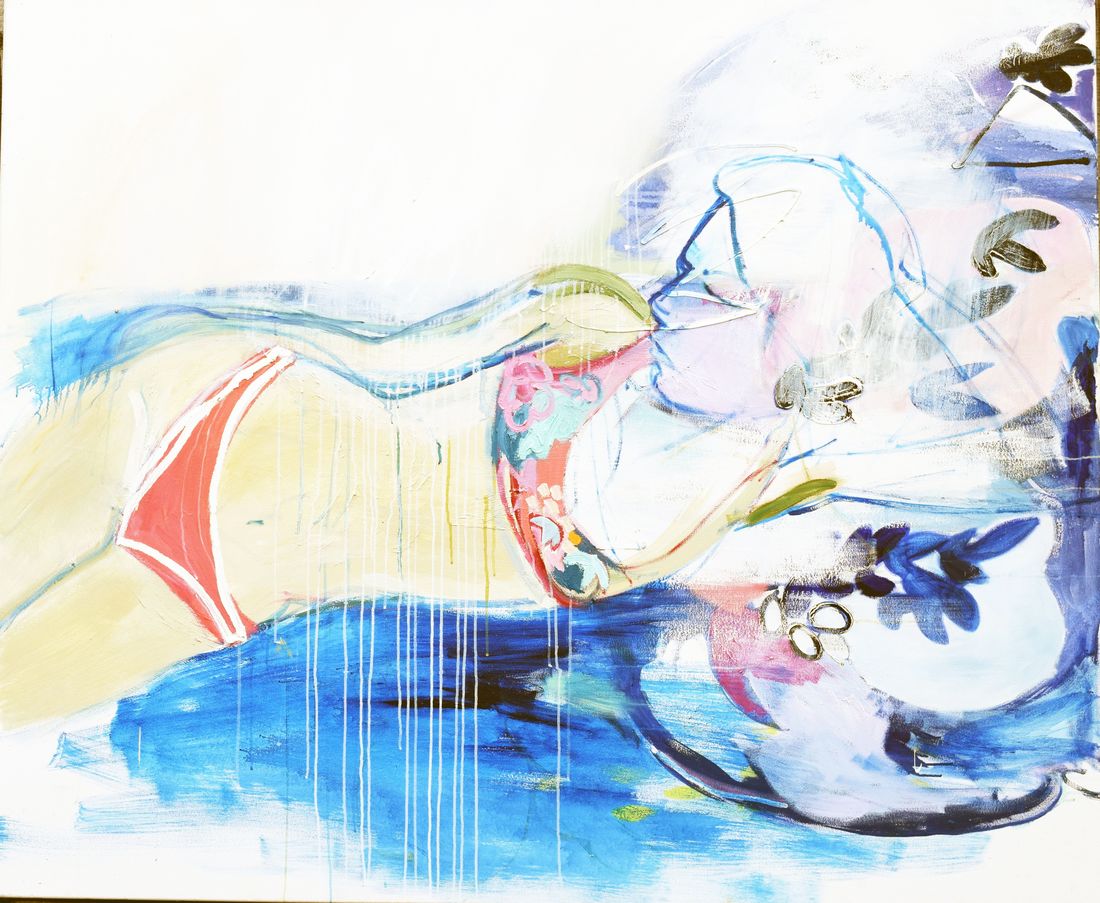 Ocean Lady -  ( Canvas - 50cm x 60cm )